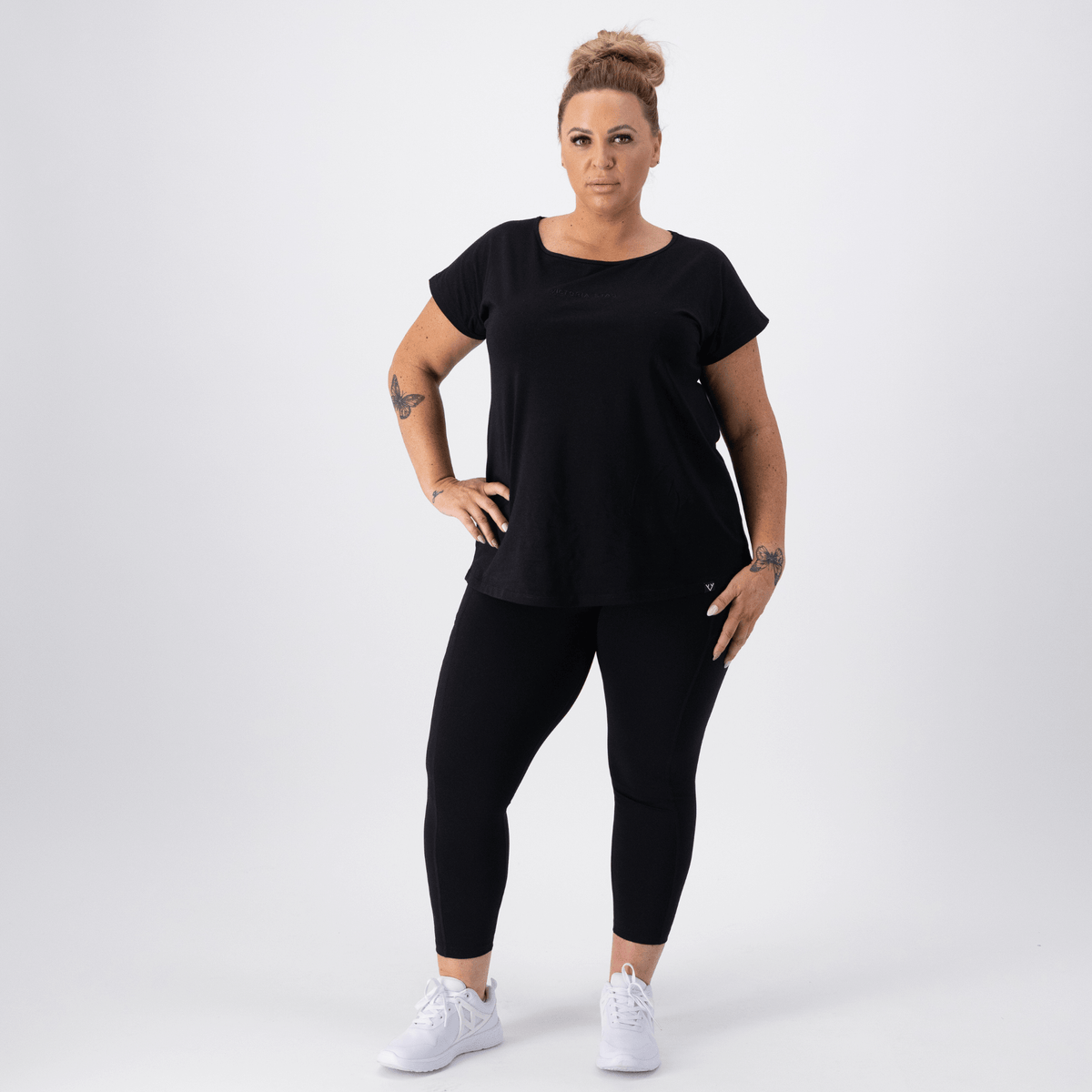 Victoria Stag 7/8 tights black leggings