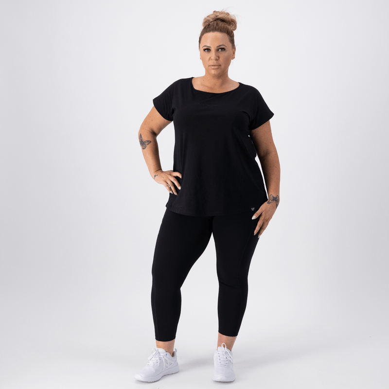 Victoria Stag 7/8 tights black leggings