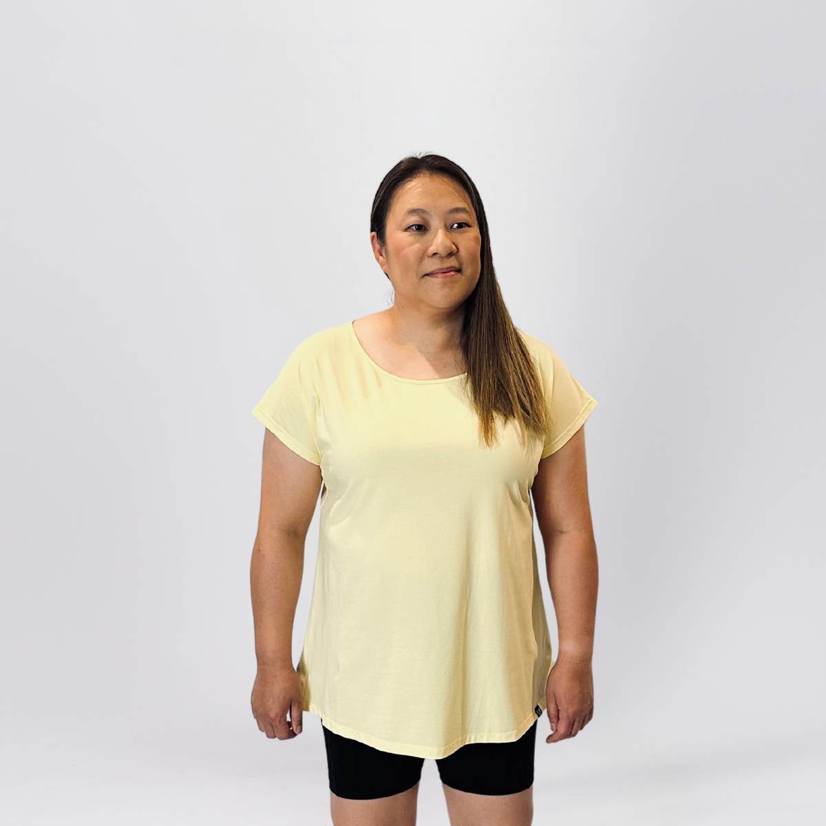 CORE CAP SLEEVED TEE - LEMON SORBET