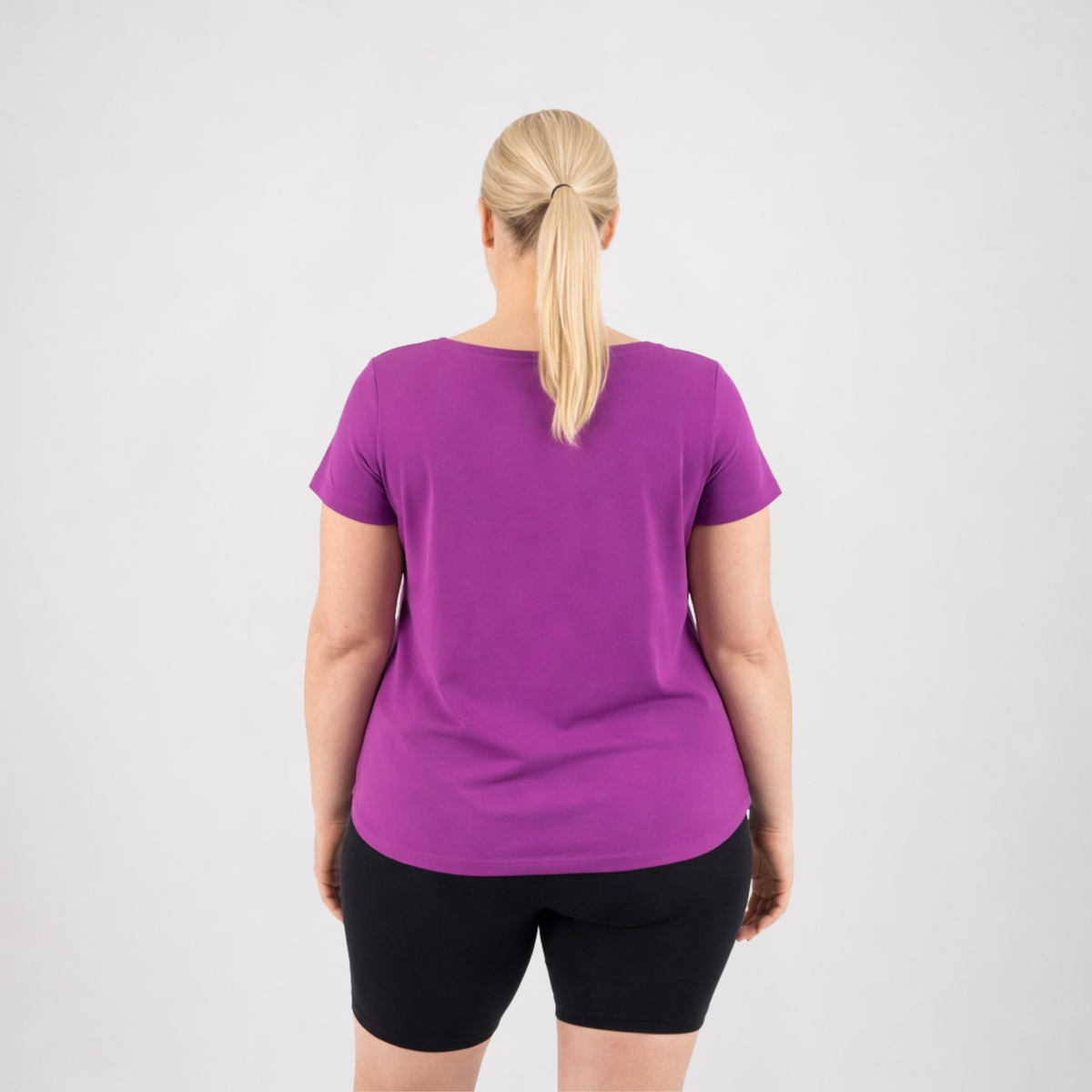 CORE CAP SLEEVED TEE - WILD ORCHID