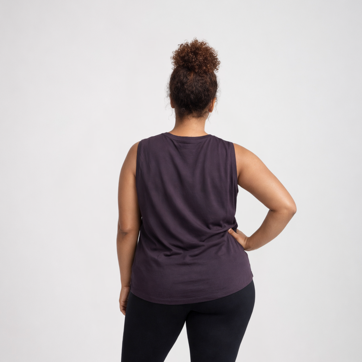 CORE MUSCLE TANK - SMOKED PLUM