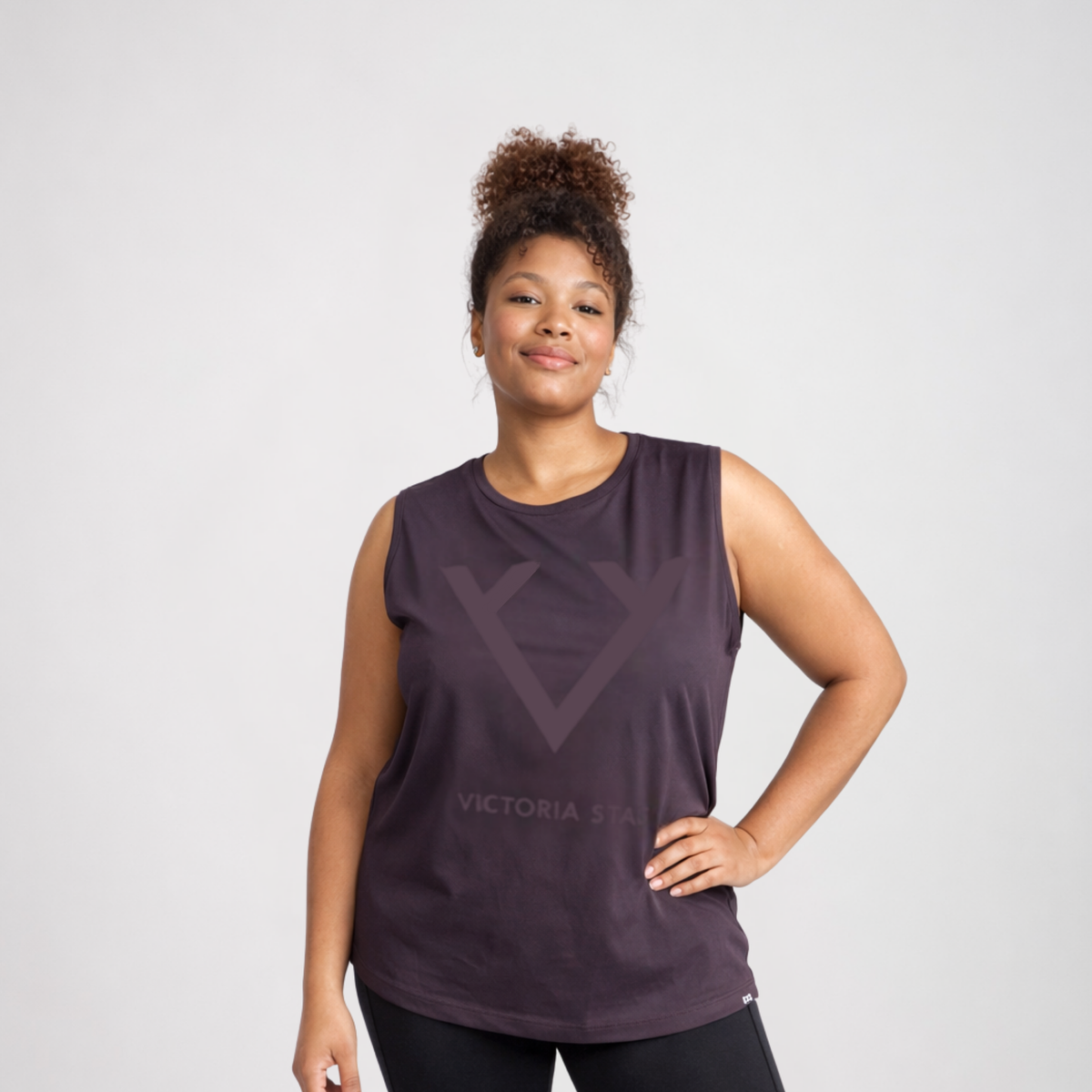 CORE MUSCLE TANK - SMOKED PLUM