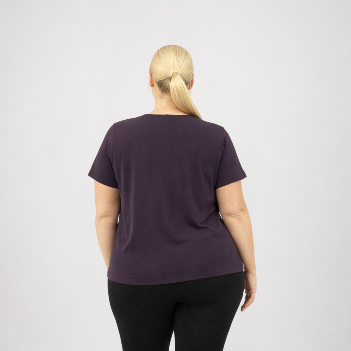 CORE TRAINER TEE - SMOKED PLUM
