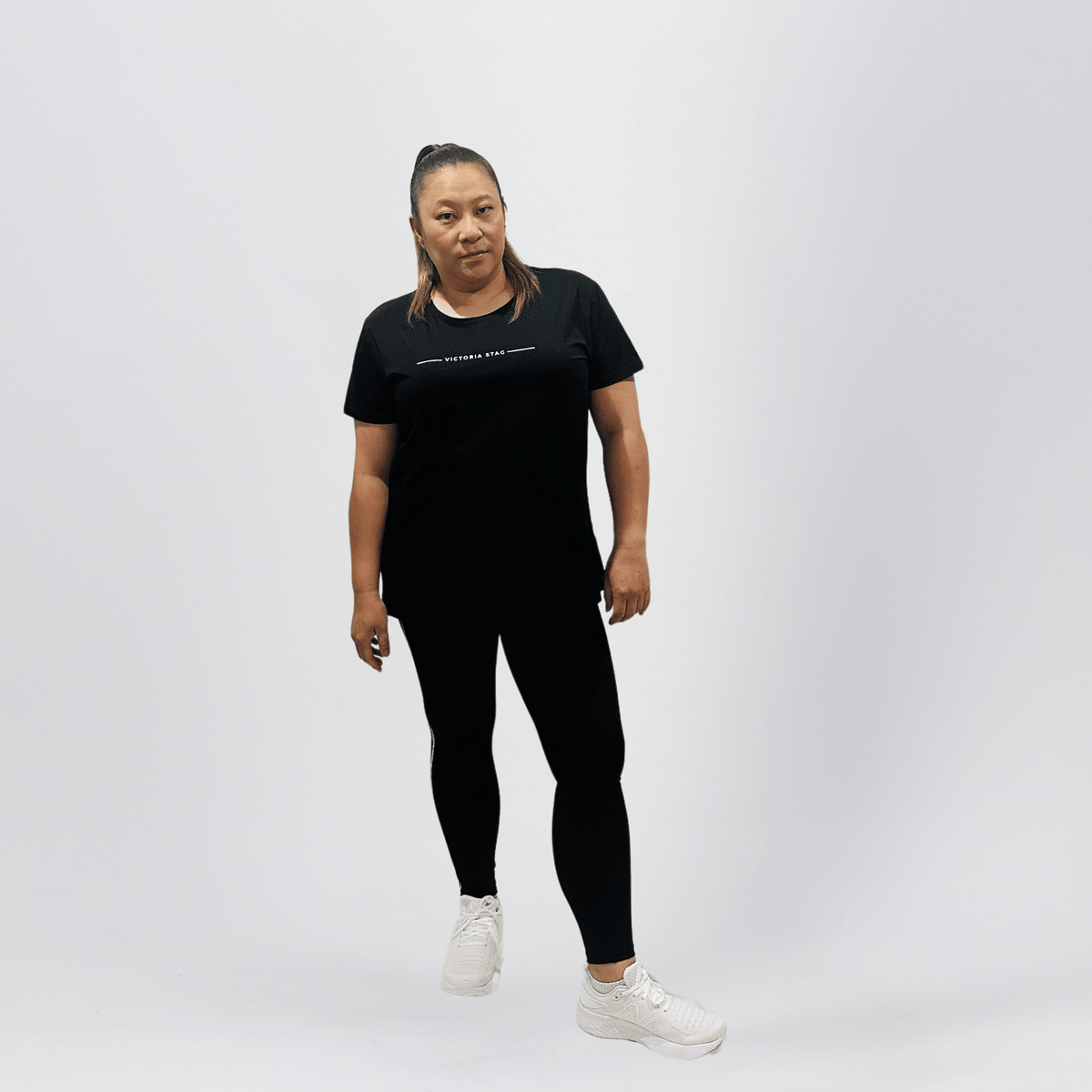 CORE TRAINER TEE - MOTION BLACK