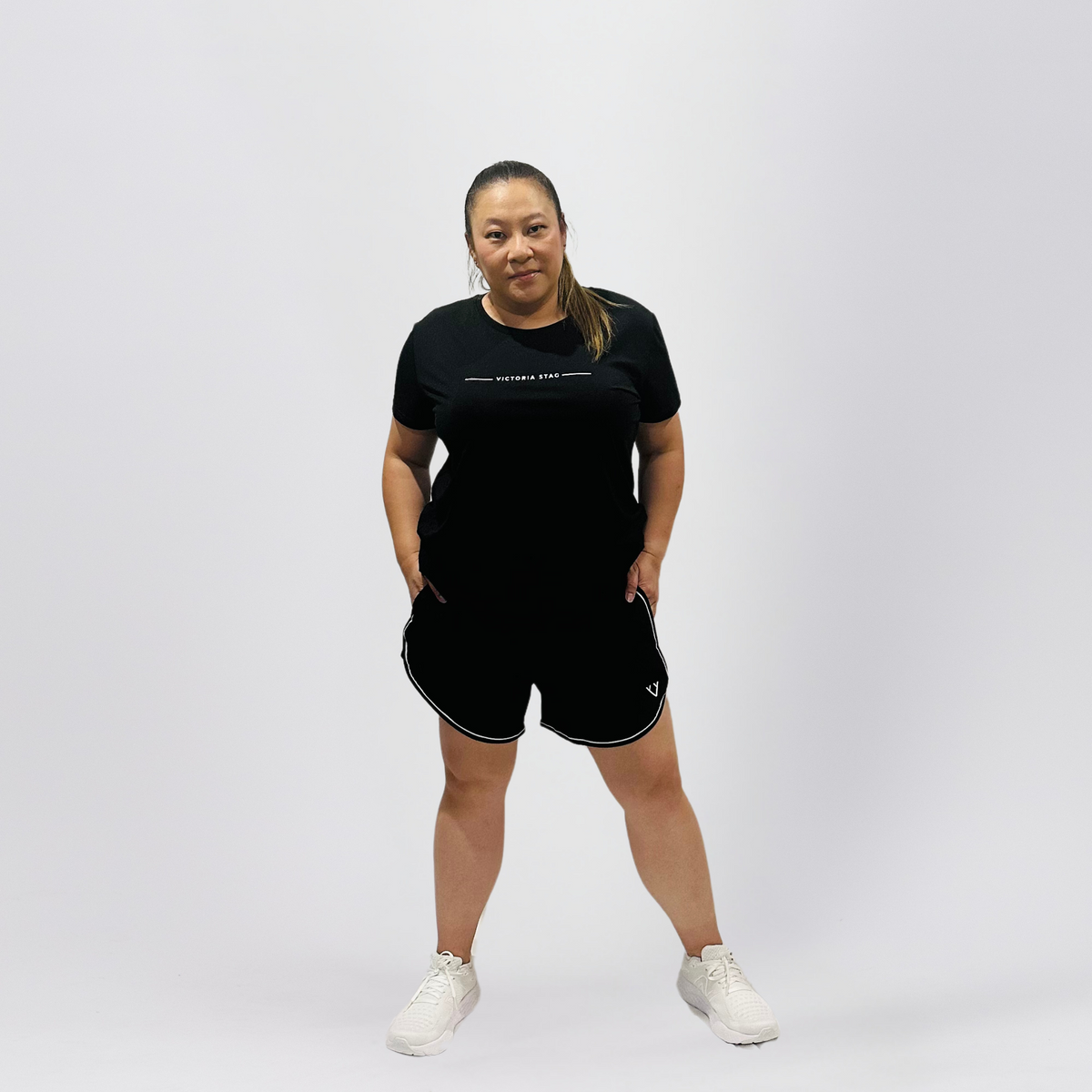 CORE TRAINER TEE - MOTION BLACK