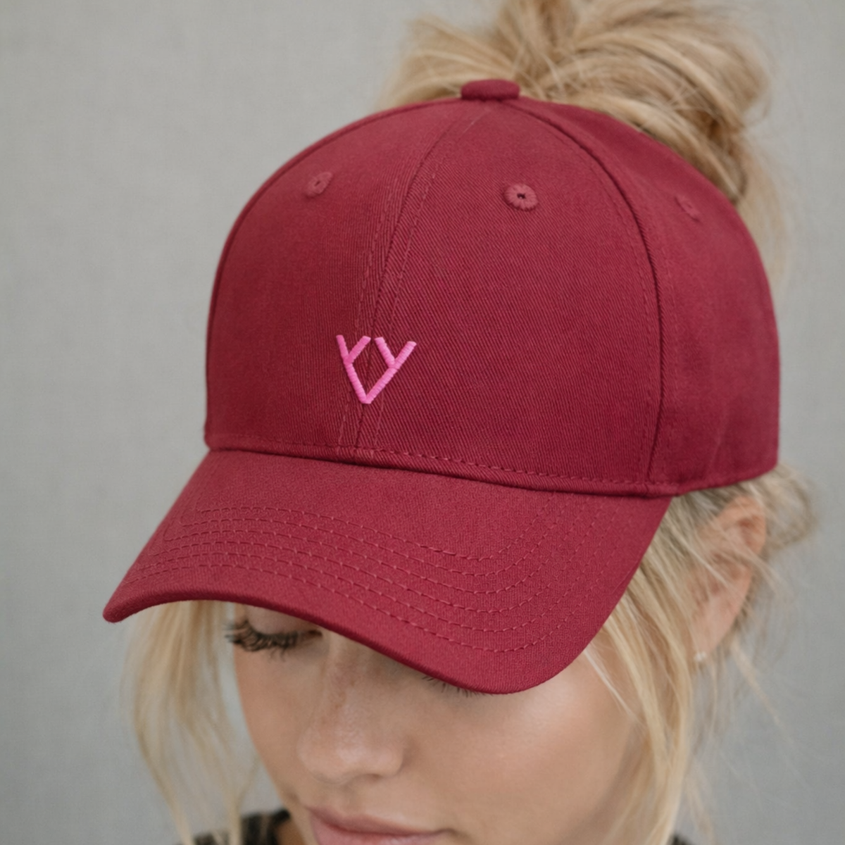 BASEBALL CAP - FEELING BOLD (WINE)