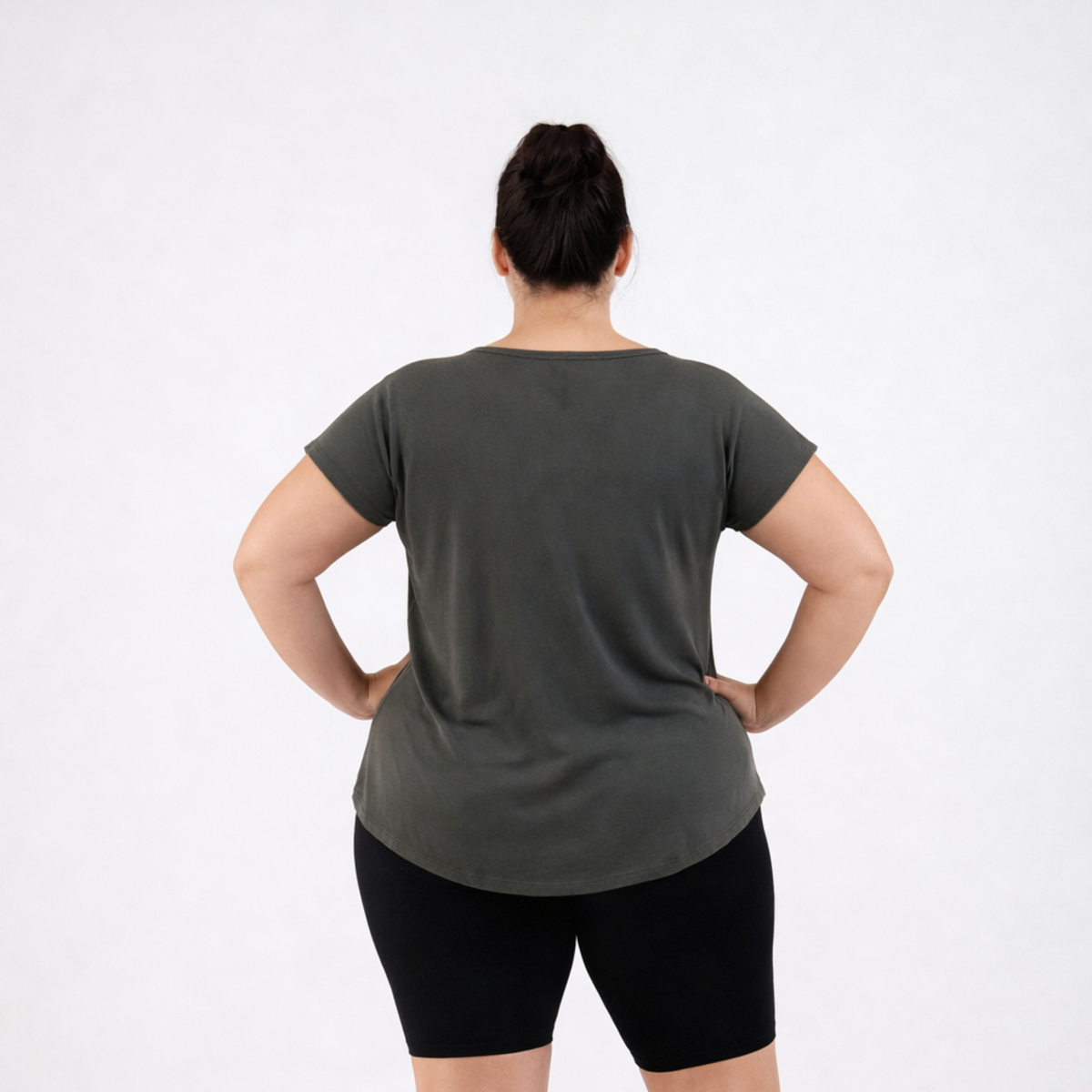 CORE CAP SLEEVED TEE - STONE