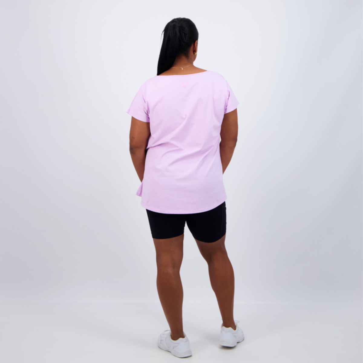 CORE CAP SLEEVED TEE - LILAC