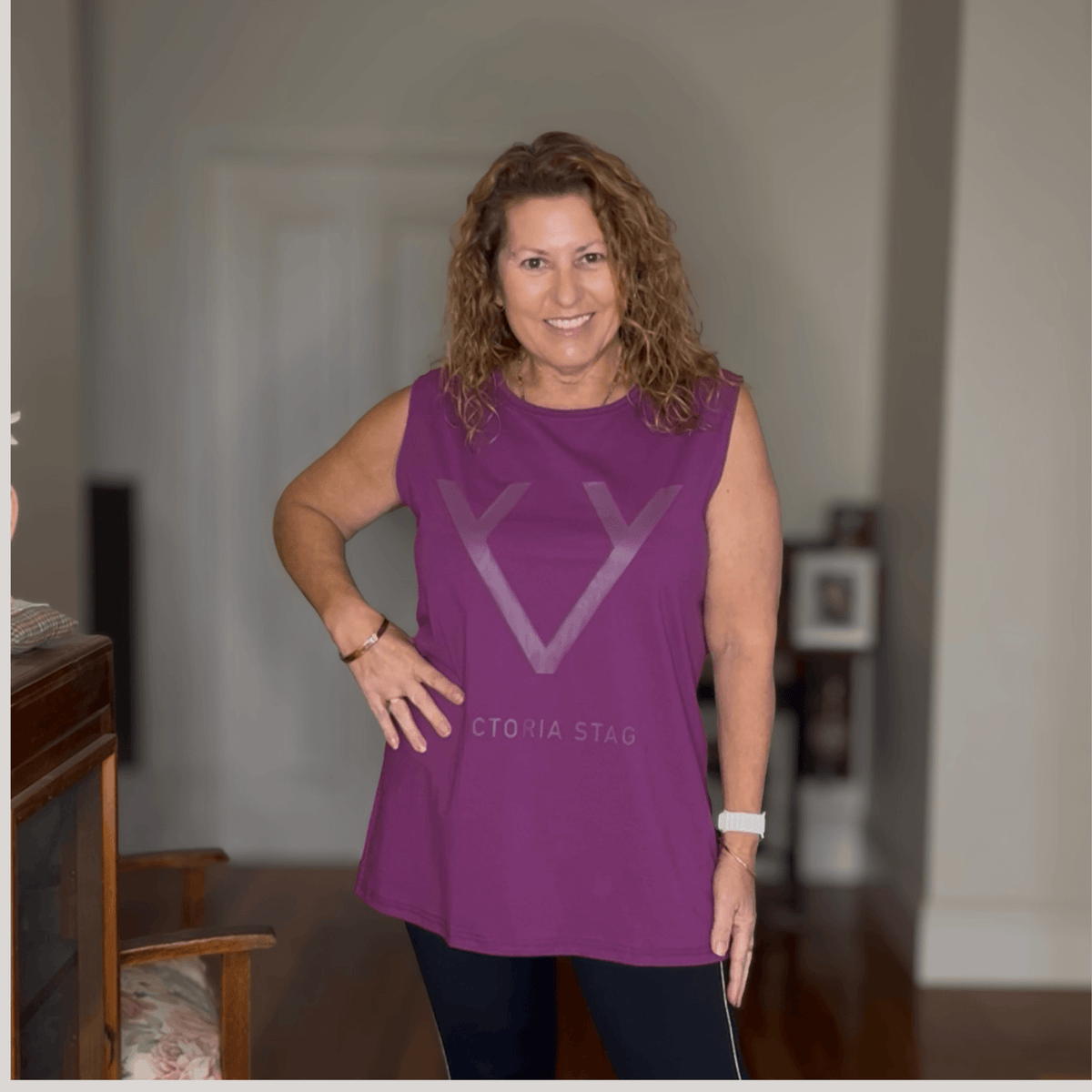 CORE MUSCLE TANK - WILD ORCHID