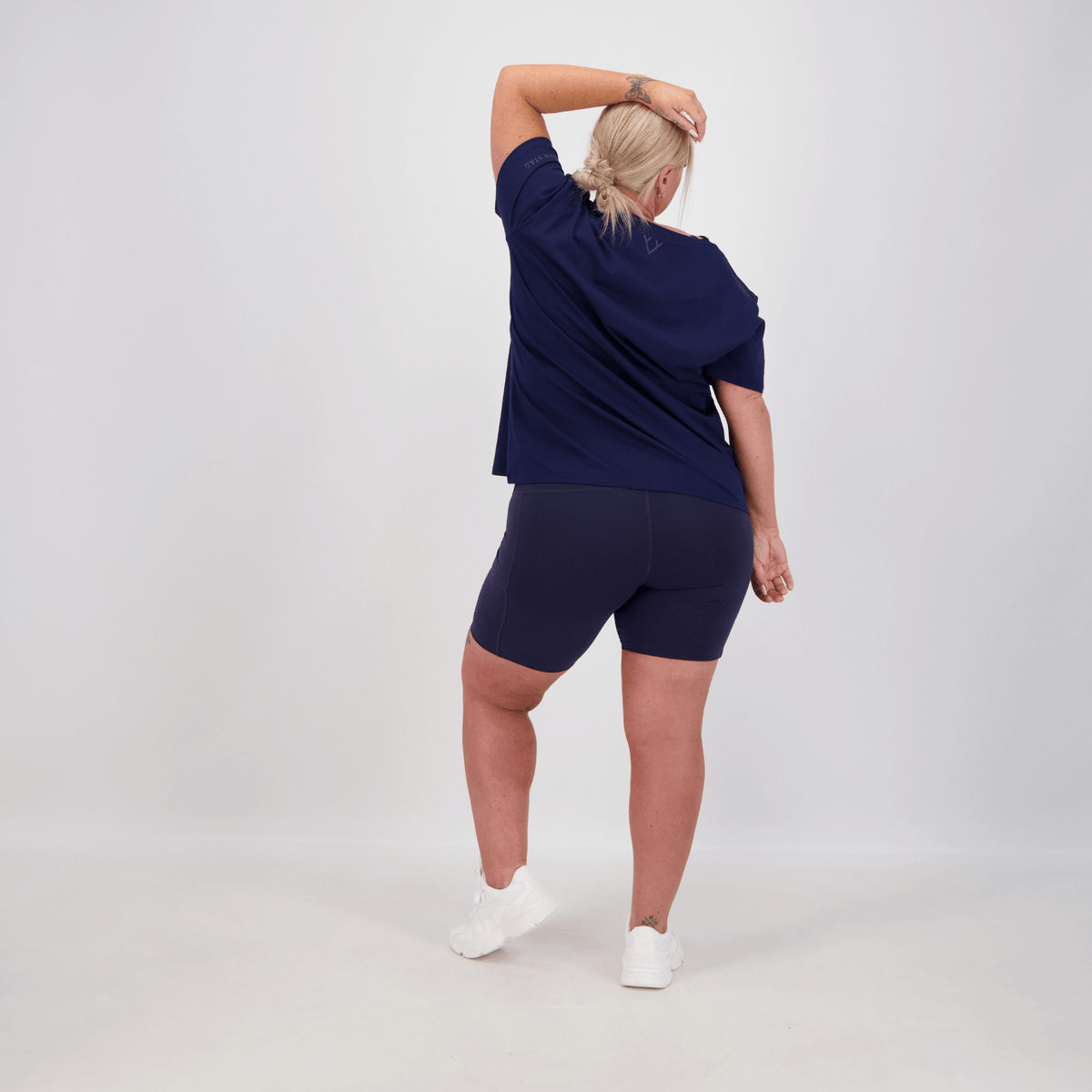Bike shorts with high waist band