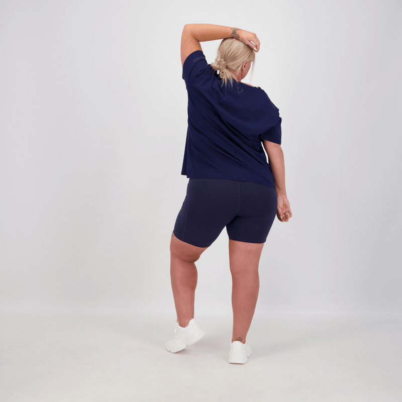 Bike shorts with high waist band