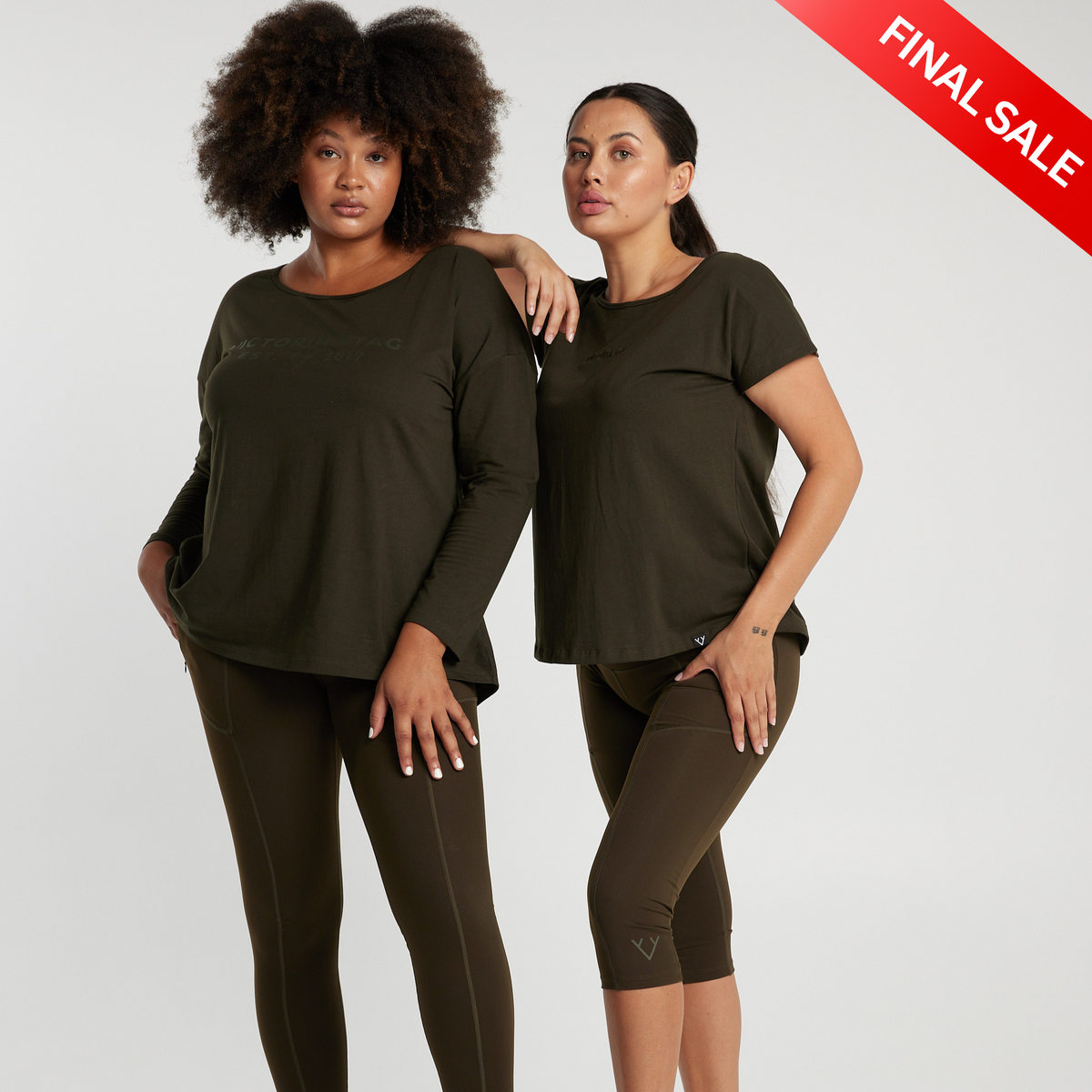 Plus size khaki leggings on sale