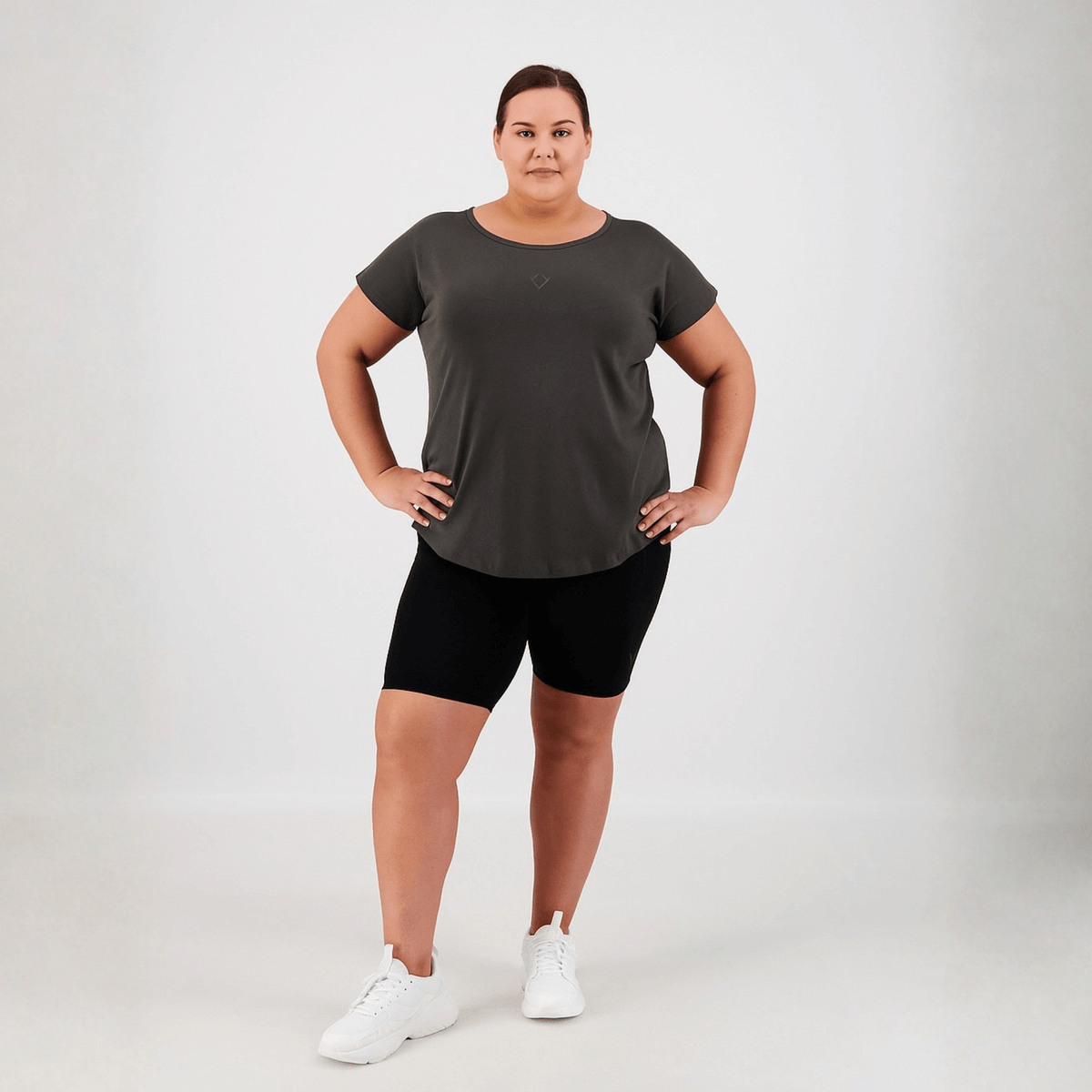 CORE CAP SLEEVED TEE - STONE