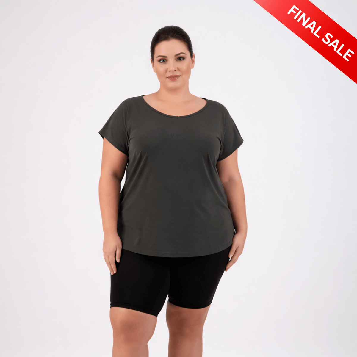 CORE CAP SLEEVED TEE - STONE