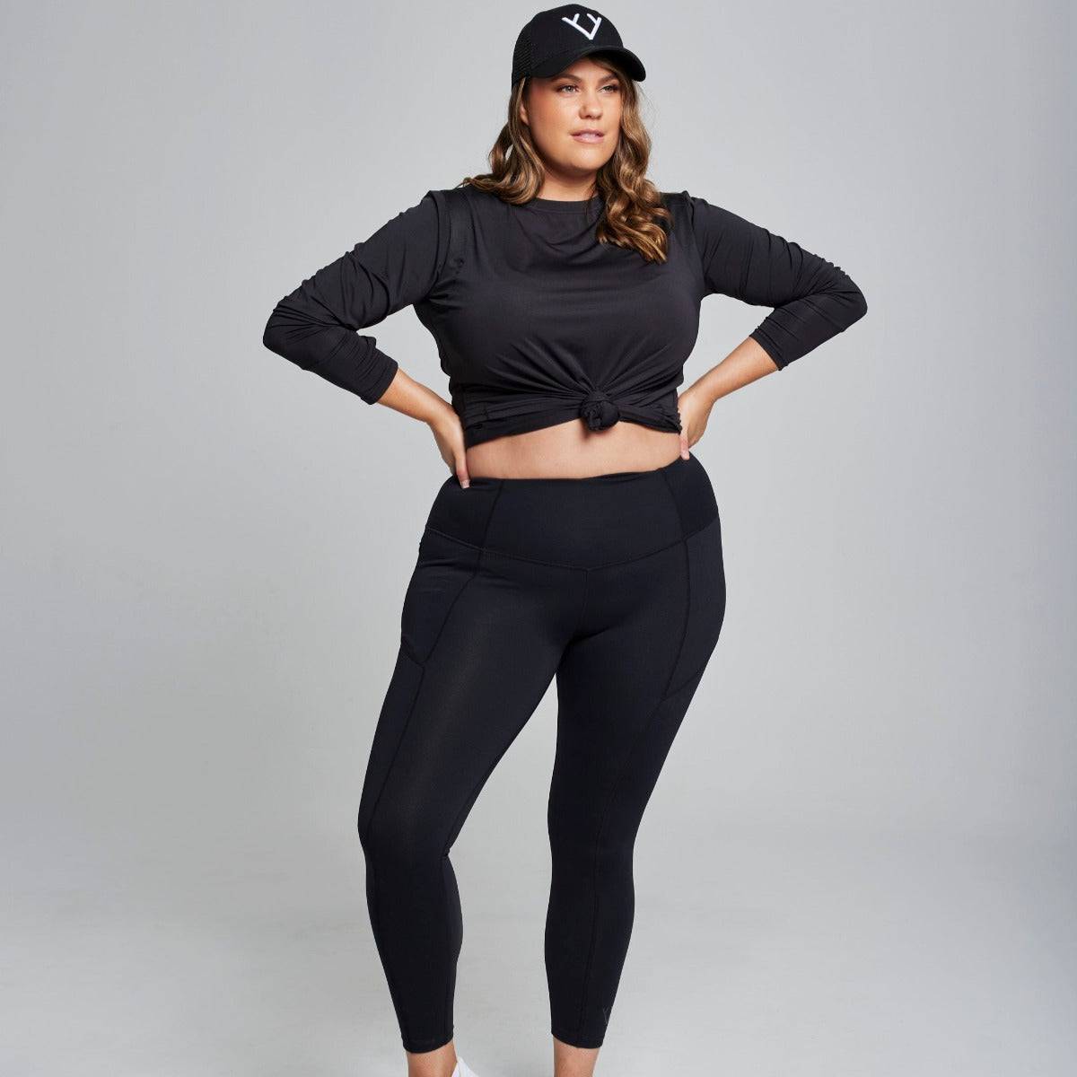 Long length cheap gym top womens
