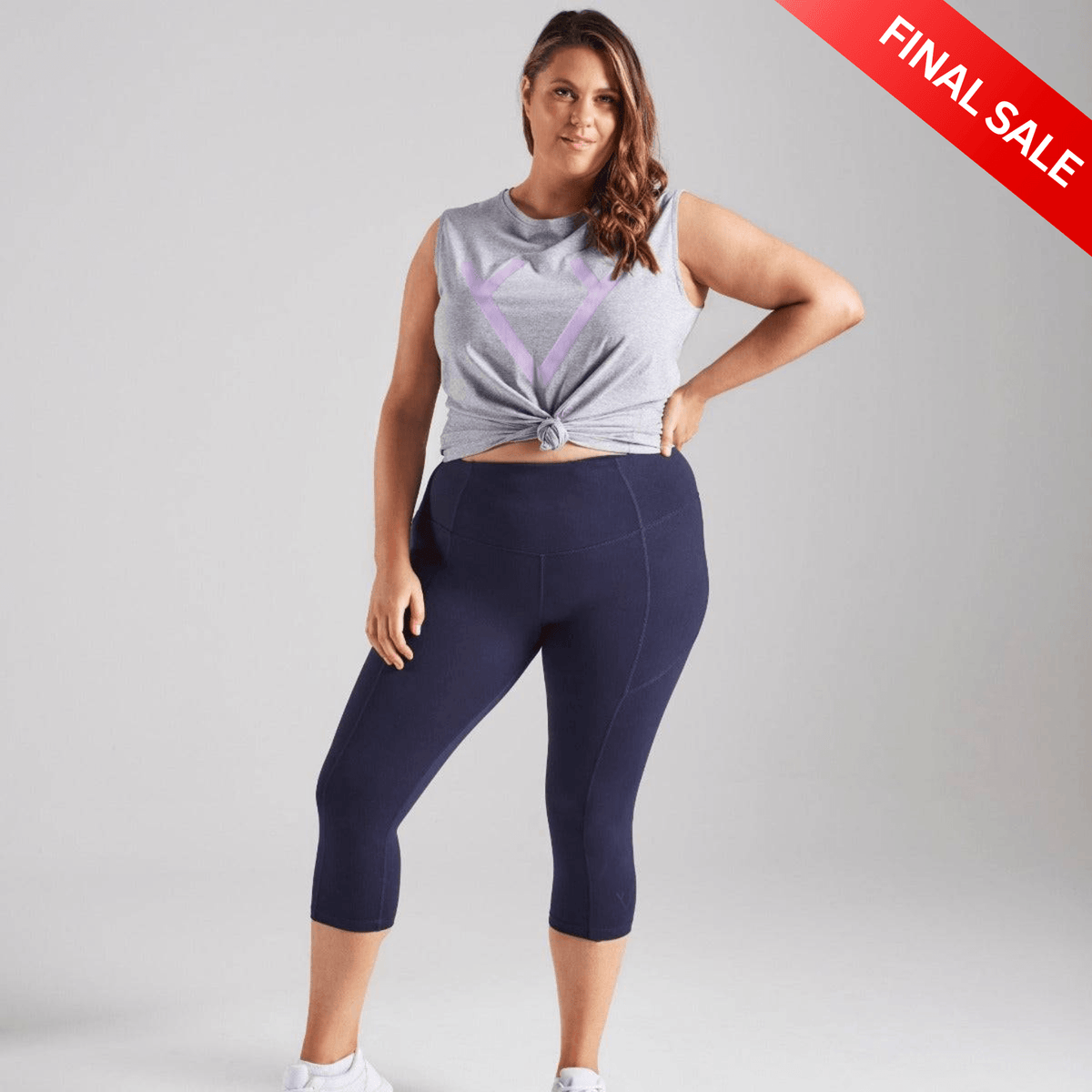 CORE 3/4 LENGTH LEGGINGS - NAVY