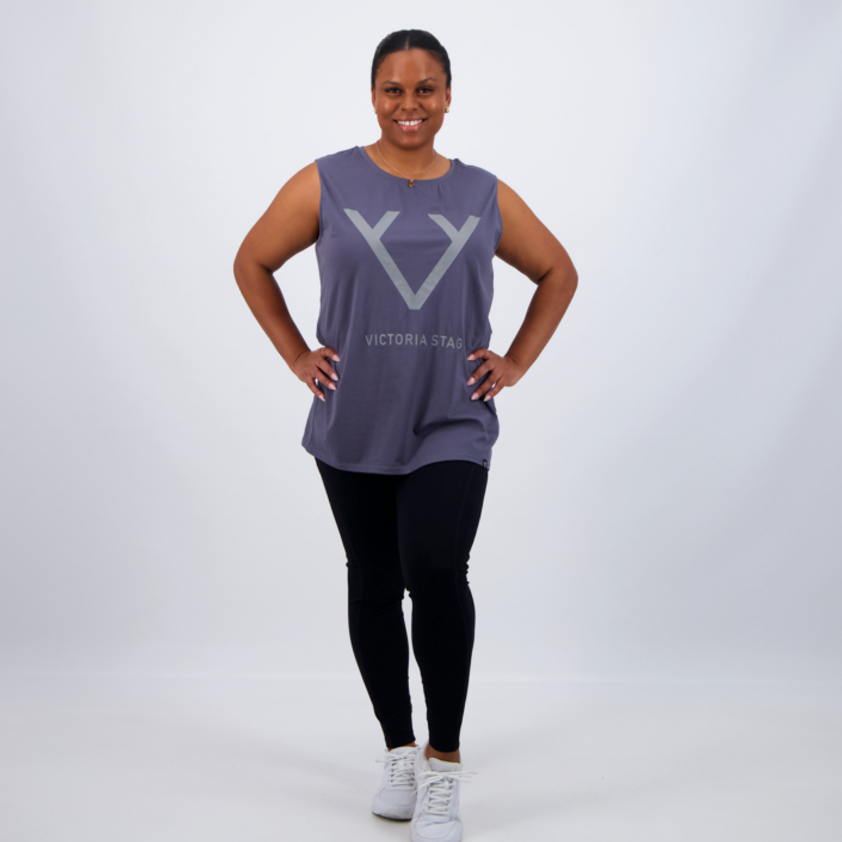 CORE MUSCLE TANK - DARK GREY