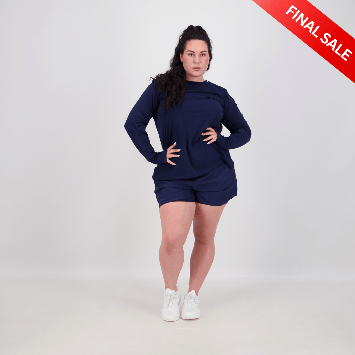 CORE LONG SLEEVE TEE - NAVY