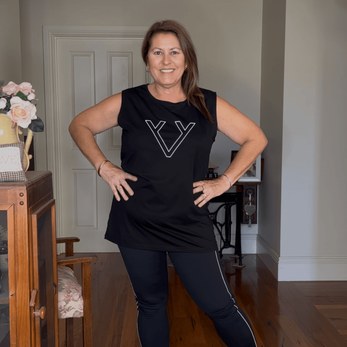 CORE MUSCLE TANK - MOTION BLACK