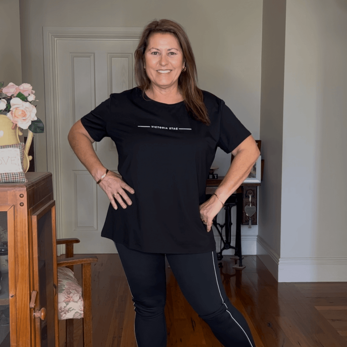 CORE TRAINER TEE - MOTION BLACK