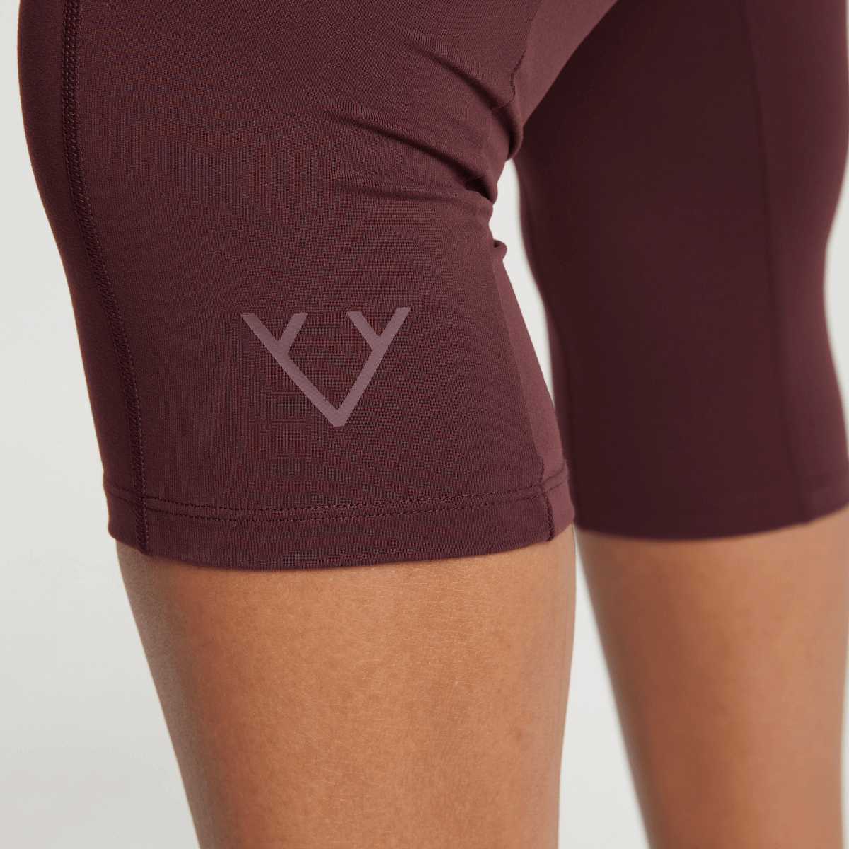 Victoria Stag Core 3/4 Length Leggings in Ox Blood