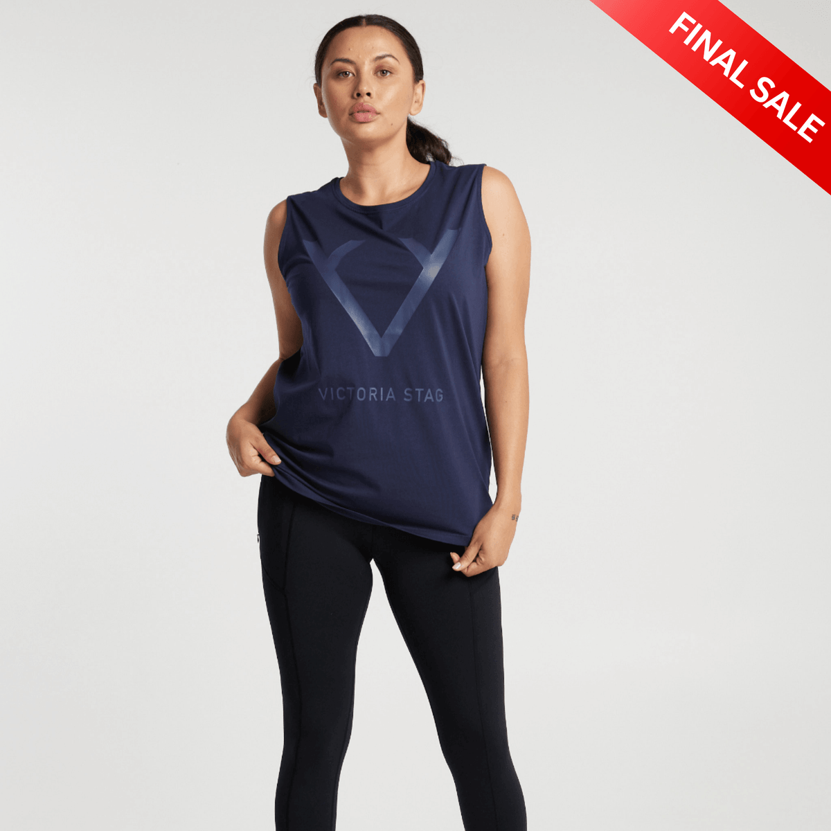 CORE MUSCLE TANK - NAVY